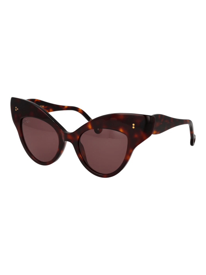 Damen Sonnenbrillen Schmetterling Havanna