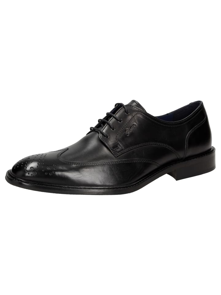 Schnürschuh Malronus-701 in schwarz