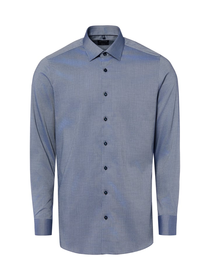 Hemd in hellblau marine