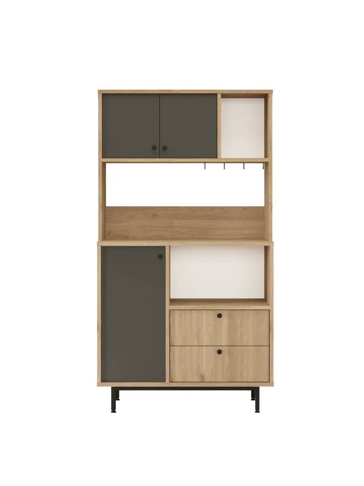 TV-Möbel ODE in Eichenholz - (W)88  x (H)161,2  x (L)35,5 cm