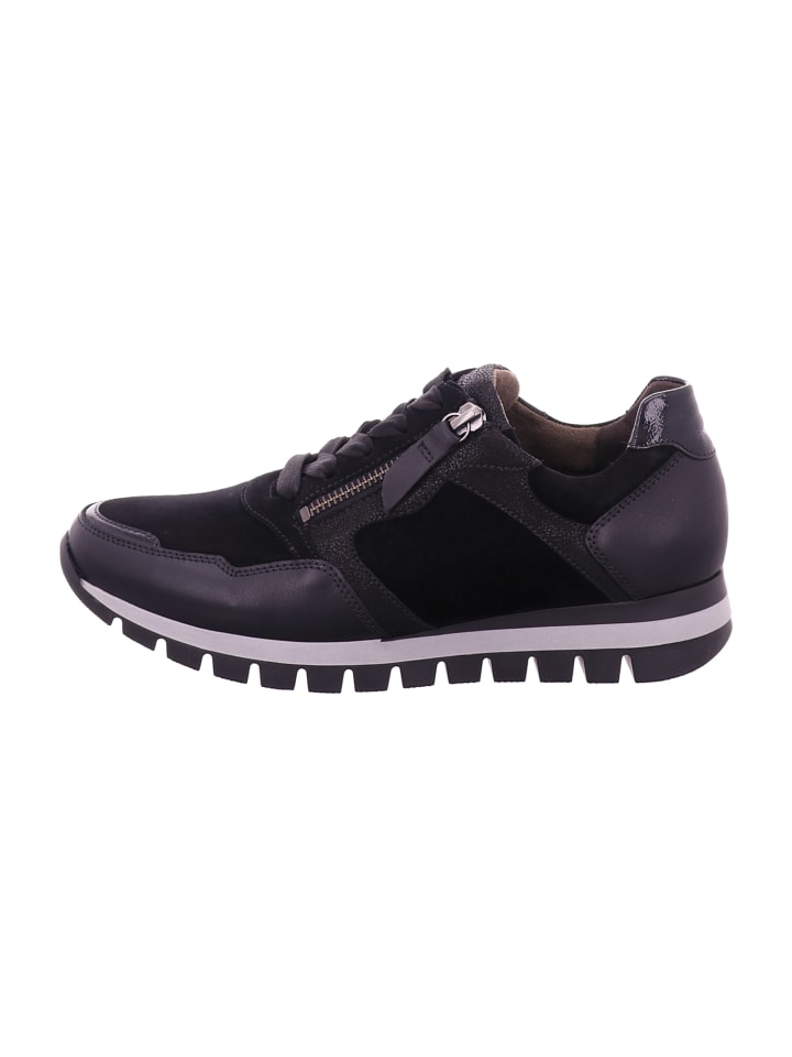 Komfort Schnürschuhe in Schwarz