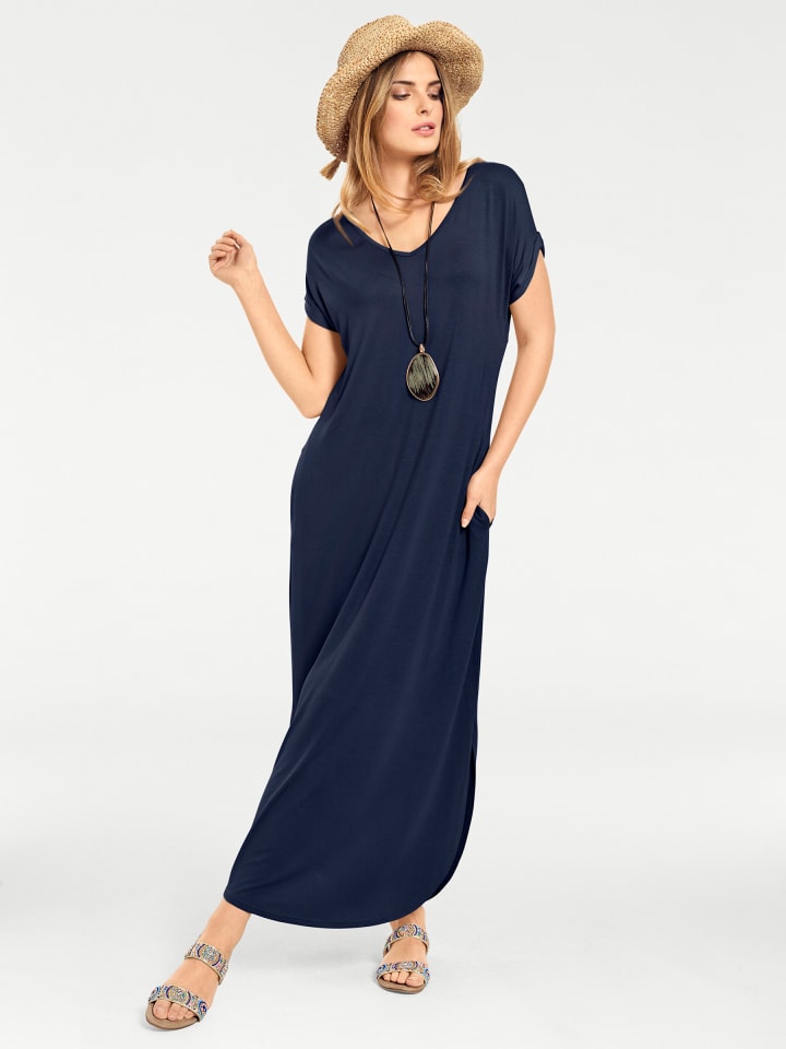 Shirtkleid in marine