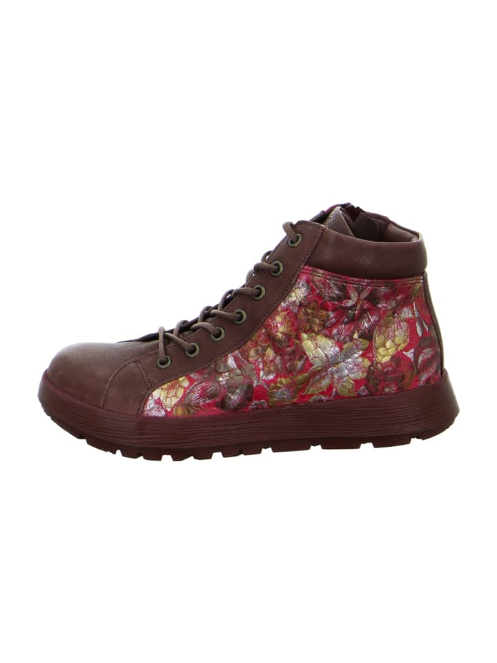 Komfort Stiefeletten in Rot
