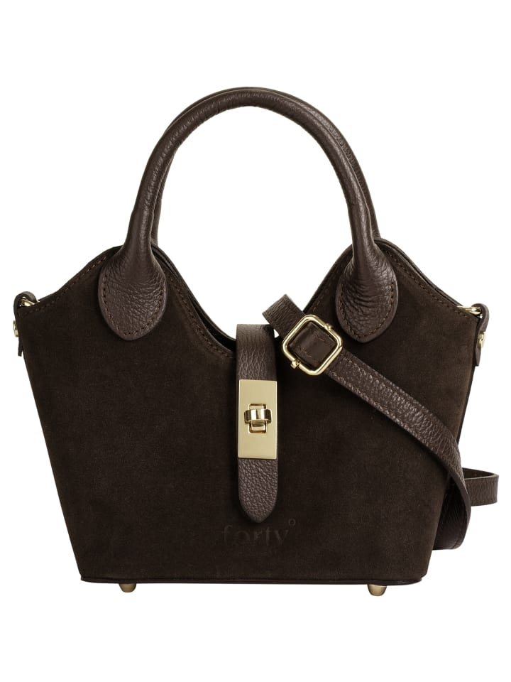 Handtasche BELTRAVA - S echt Leder in dunkelbraun