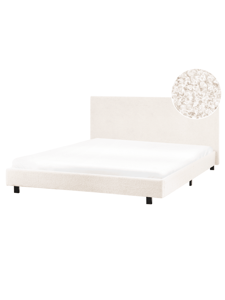 10-tlg Doppelbett ALBI in Weiß/Schwarz