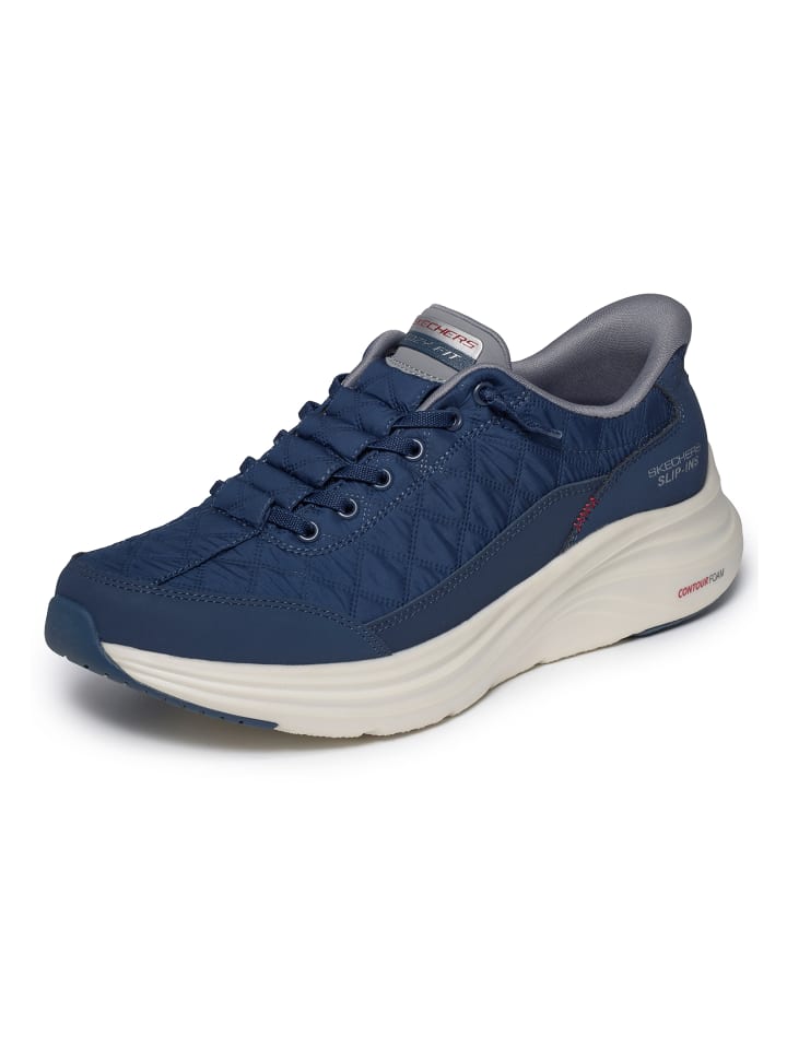 Sneakers Low Skechers Slip-ins: Contour Foam - Cozy Fit in blau
