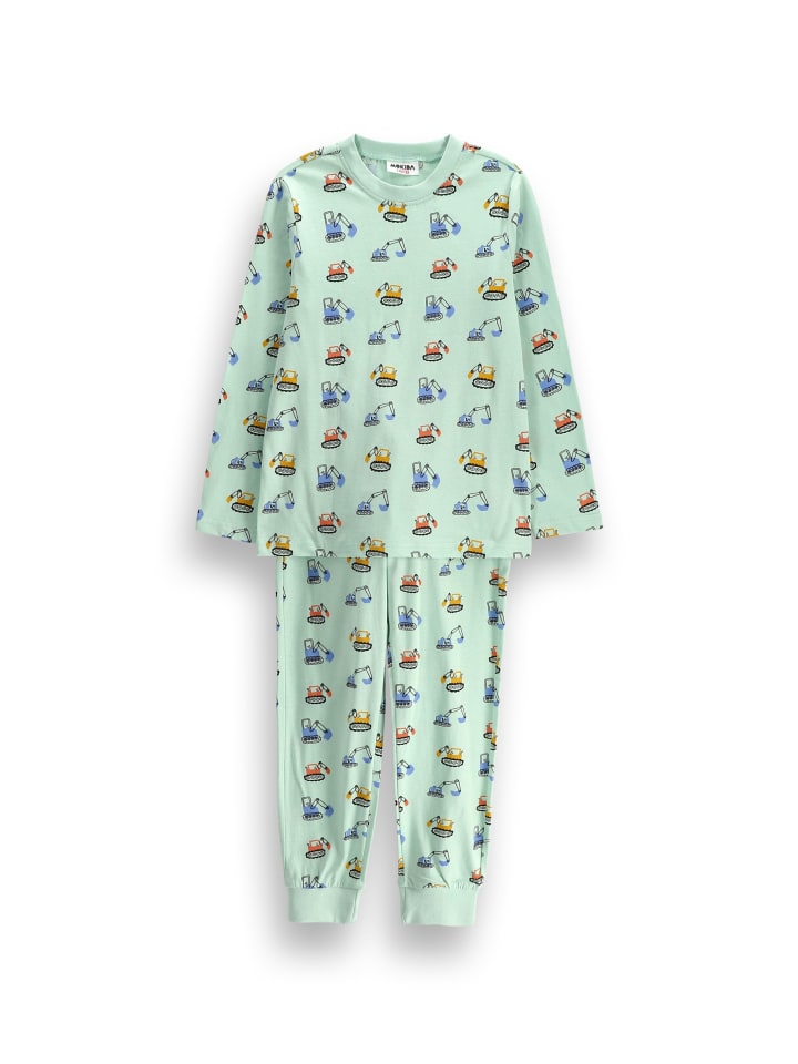 Jungenpyjama in grün