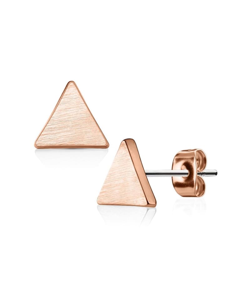Ohrstecker in Rosegold