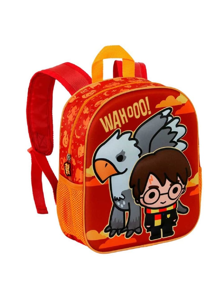 Harry Potter 3D Rucksack Stylischer Begleiter für Fans und Abenteurer in Rot