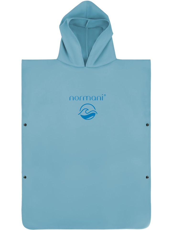 Mikrofaser Badeponcho für Erwachsene Camuy in Blau