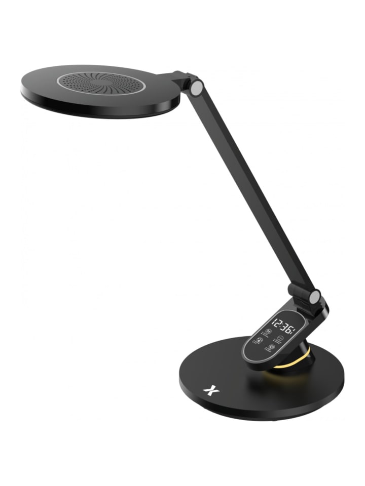 LuminaraFlex 10W Dimmbare LED-Schreibtischlampe Schwarz in Schwarz