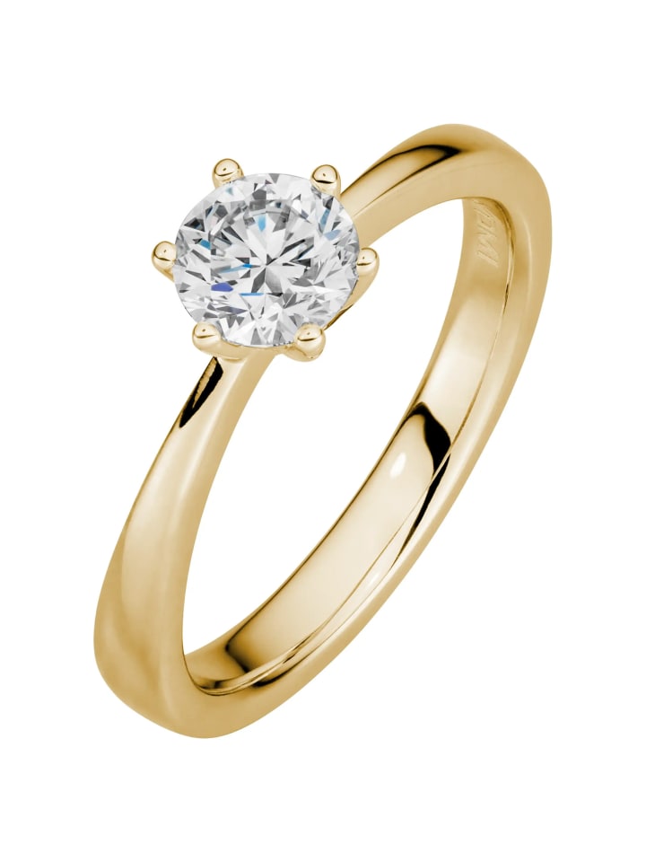 585/- Gold in gelb