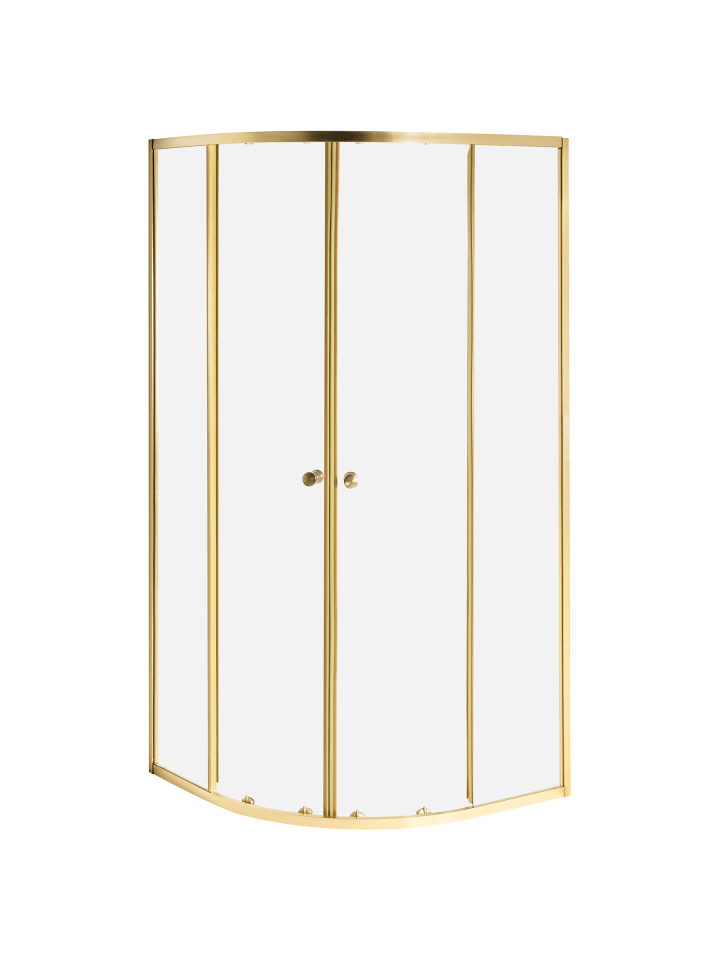Duschkabine ONELLI in Gold - (W) 90 x (H) 190 x (L) 90 cm