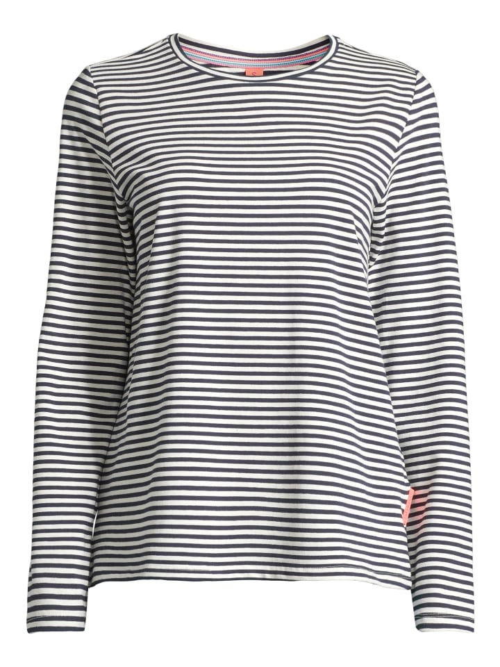 Longsleeve SANGELN Navy-Offwhite