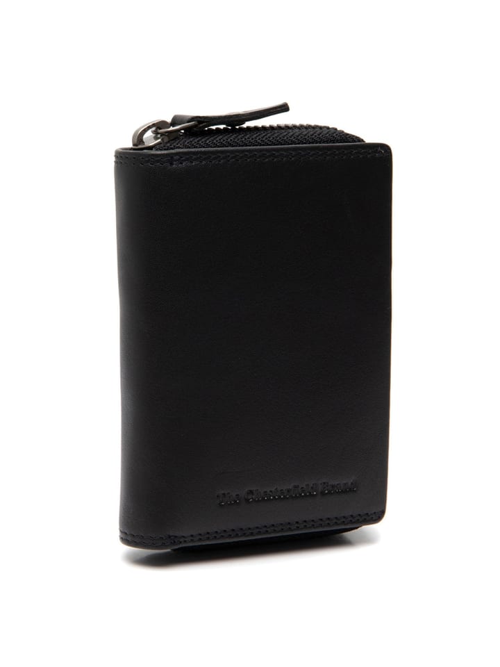 Lenwick Geldbörse Leder 11 cm black