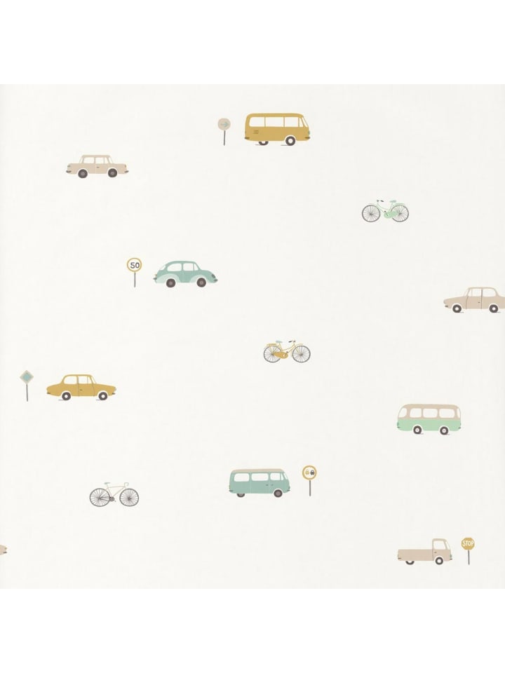 Kindertapete Happy Dreams Fahrzeuge