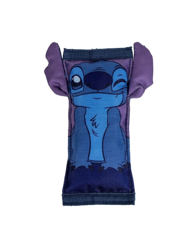Lilo & Stitch Hundespielzeug mit Quietscher – Weiches Polyester in Blau