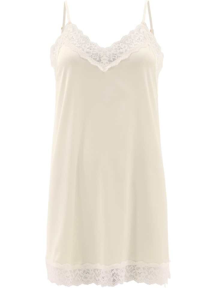 Satin Nachthemd in creme