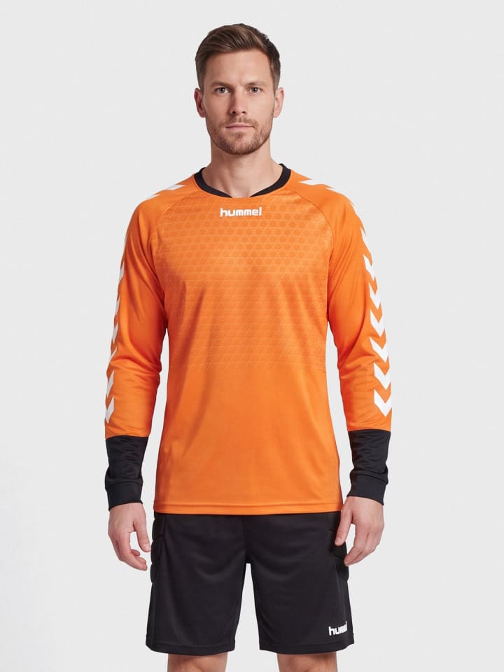 T-Shirt Essential Gk Fußball Erwachsene in TANGERINE