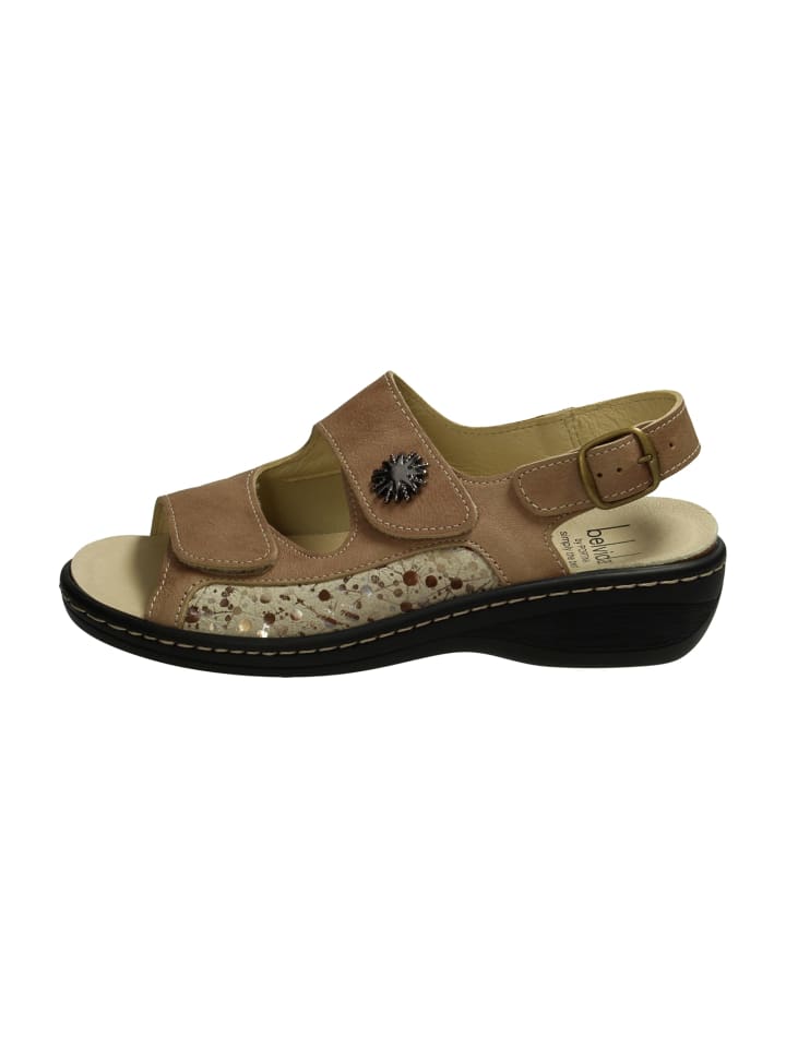 Komfort Sandalen in Beige