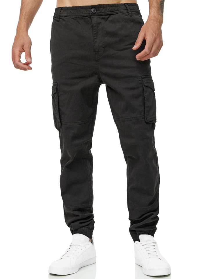 Cargohose "A300" - Regular Fit - in Schwarz
