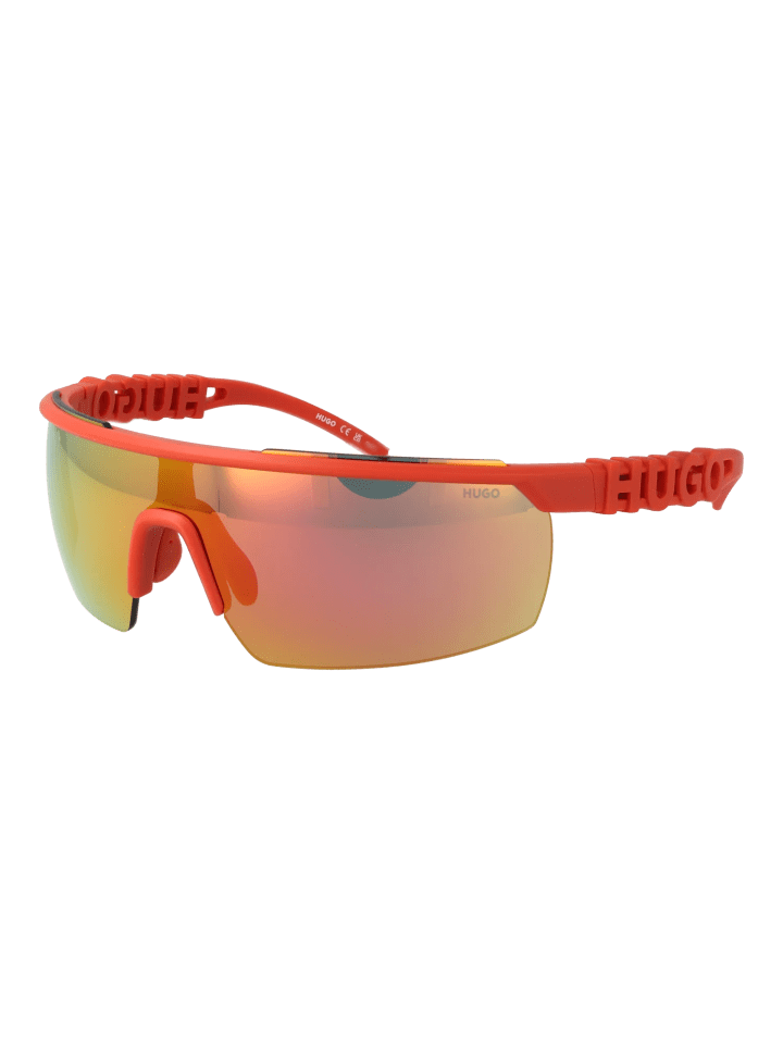 Männer Sonnenbrille Mono-Objektiv Rot