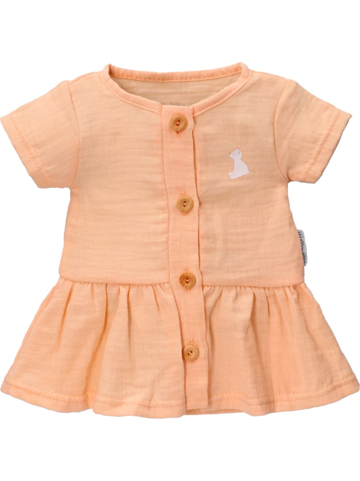 Babykleid Bruno der Eisbär in orange