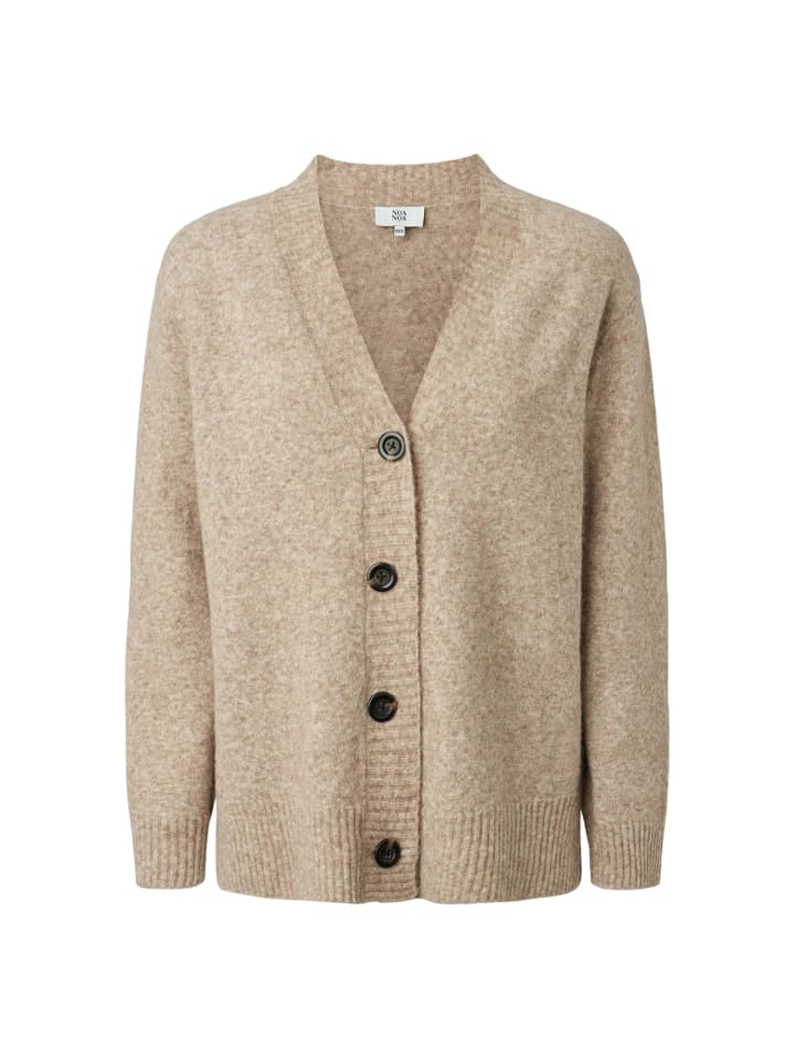 Strickjacke AlayaNN in Warm Taupe