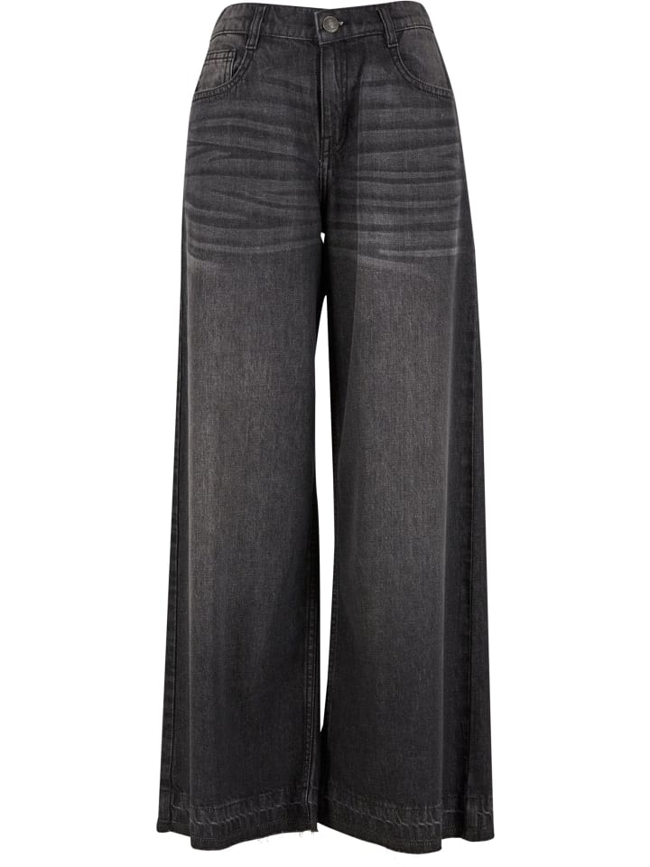 Jeans in black washed