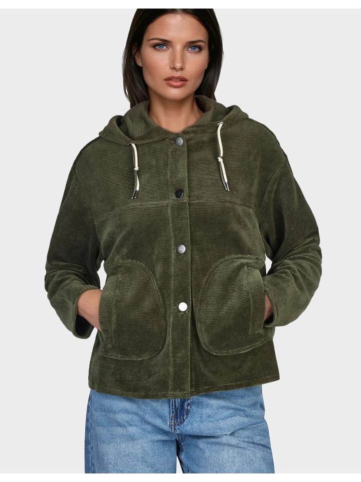 Swetjacke in oliv