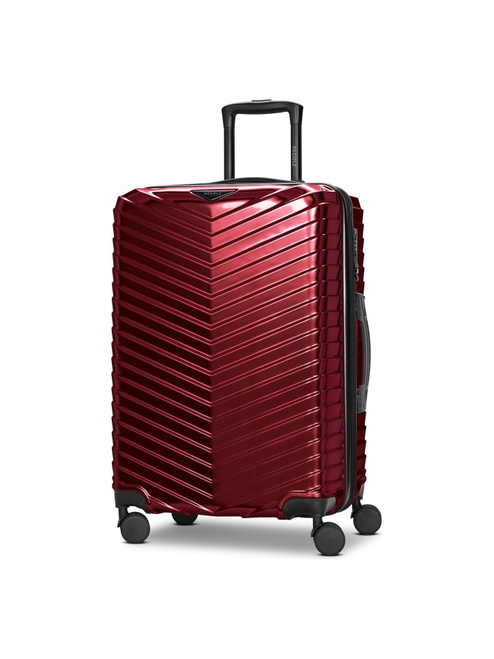 Essentials 18 4 Rollen Trolley 66 cm mit Dehnfalte metallic-red shiny