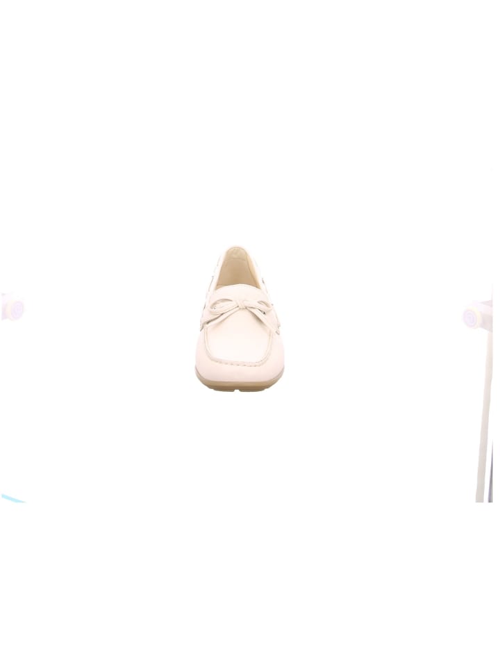 Mokassins für Damen in creme