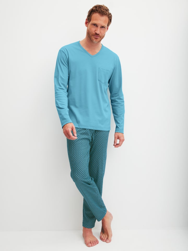 Pyjama in retro blue