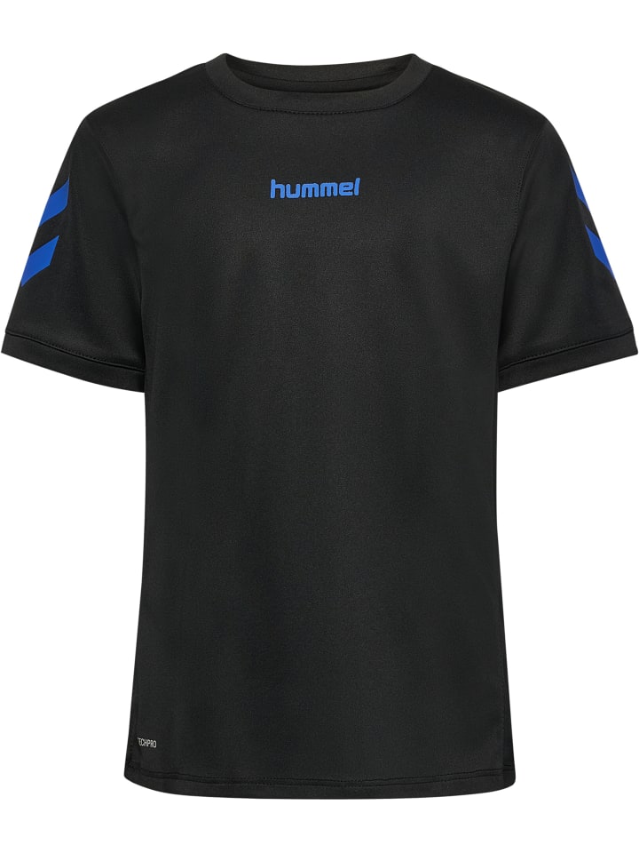 T-Shirt Hmlblaze Kinder in BLACK/BLUE