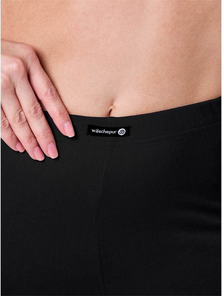 Leggings in schwarz