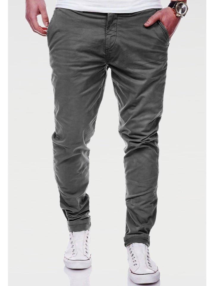 Chino-Hose - MPBISTER in Dunkelgrau