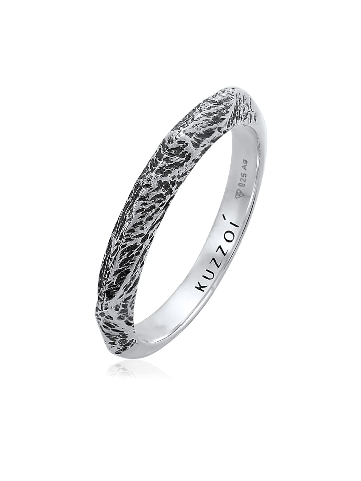 Ring 925 Sterling Silber in Grau