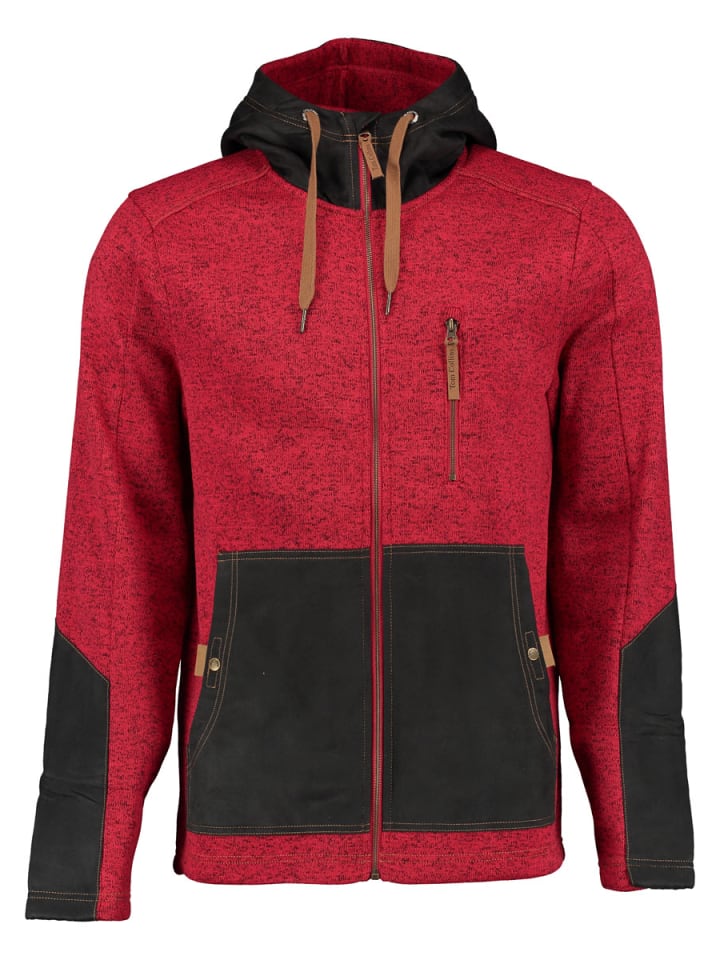 Strickfleecejacke Mumep in hochrot