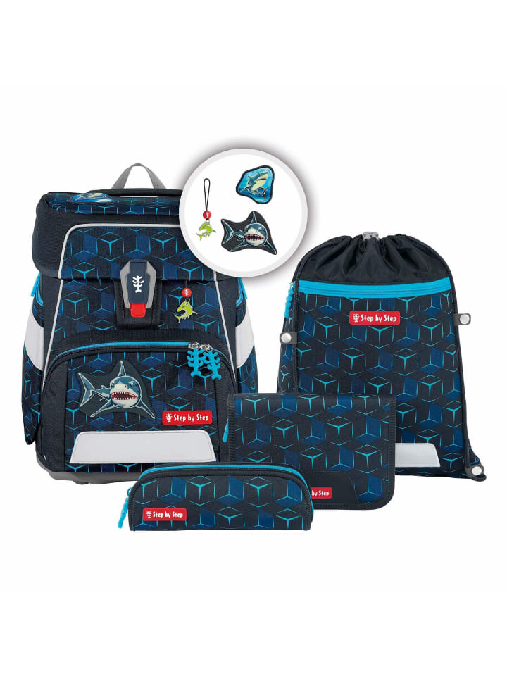 Space Schulranzen-Set 5-teilig Shark Dexter