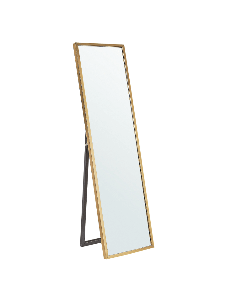 Standspiegel TORCY in Gold - (W) 40 x (H) 140 x (L) 2 cm Vertikal