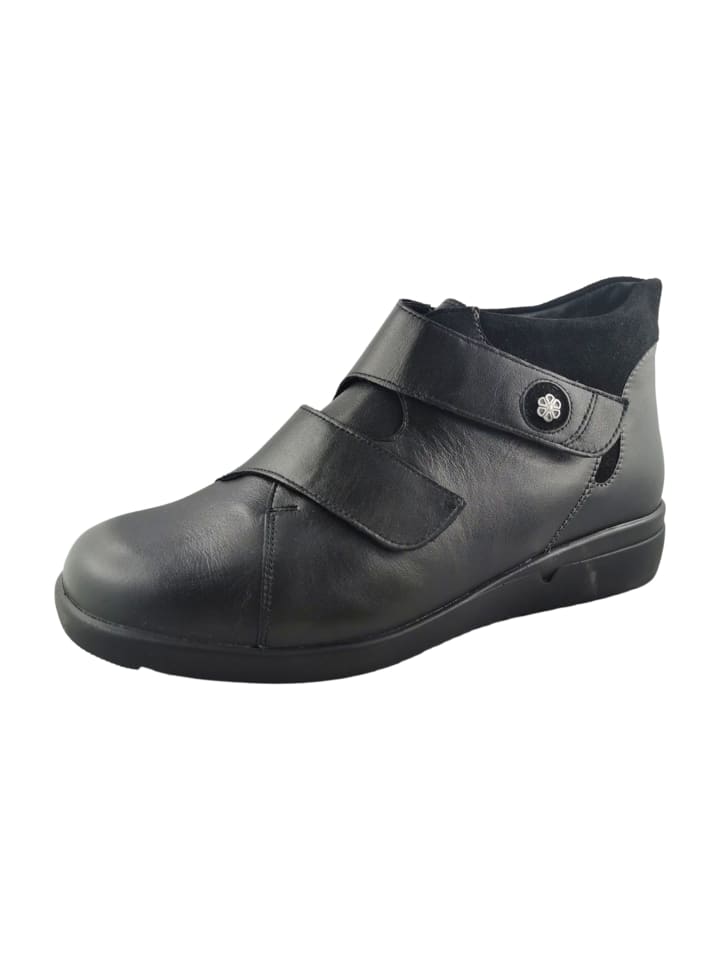 Komfort Stiefeletten in Schwarz