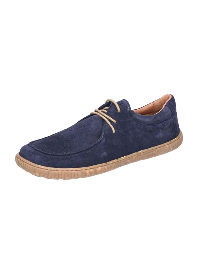 Schnürschuh in blau