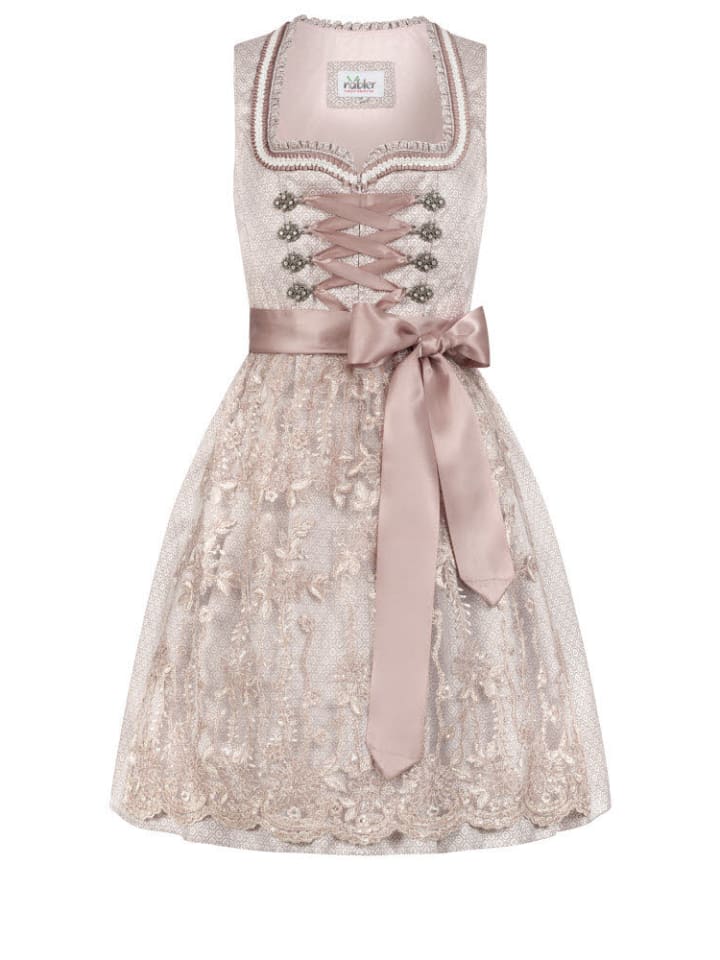 Mini-Dirndl Tessa in Taupe