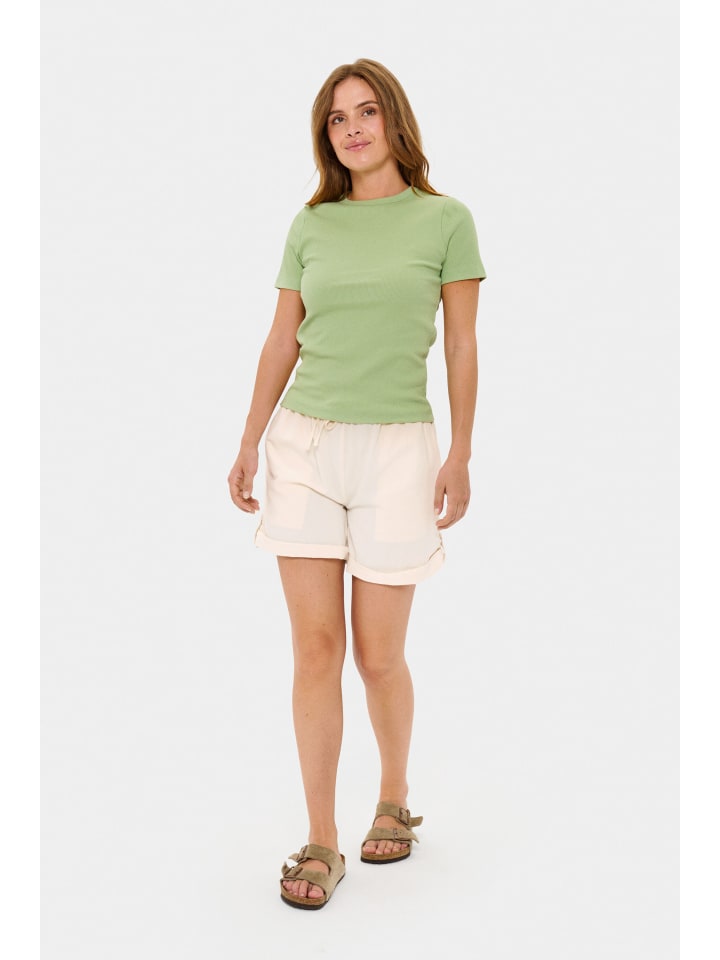 T-shirt AsterSZ Gerade Passform in Smoke Green