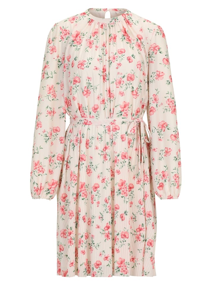 Kleid Penelope in weiß rosa - 0001