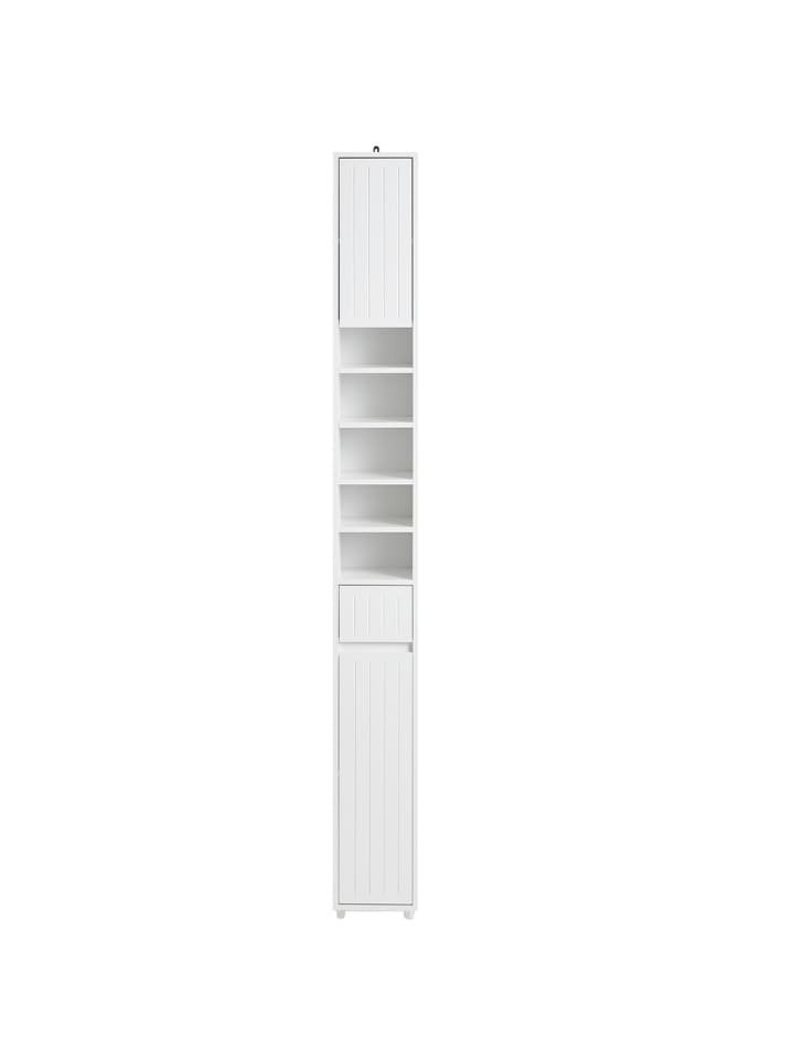 Badezimmerschrank in Reinweiß - (W) 27.3 x (H) 180 x (L) 110.3 cm