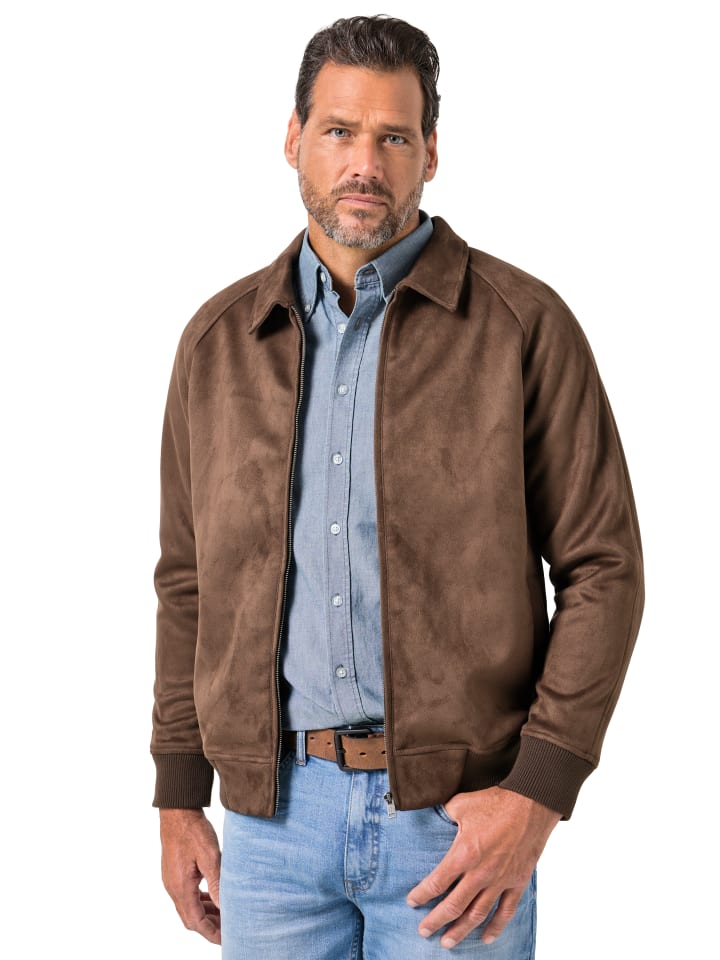 Übergangsjacke in dunkelbraun