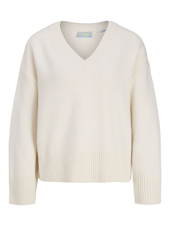 Strickpullover in Cloud Dancer