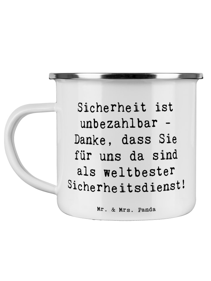 Becher Spruch Weltbester Sicherheitsdienst mit ... in Weiß