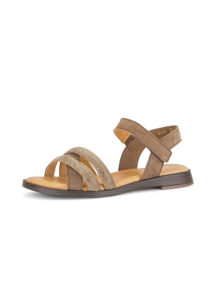 Riemchensandalen in braun
